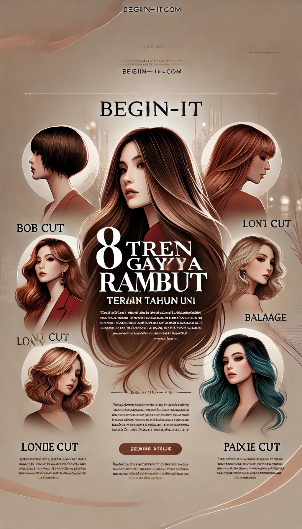 8 Tren Gaya Rambut Terbaik Tahun Ini