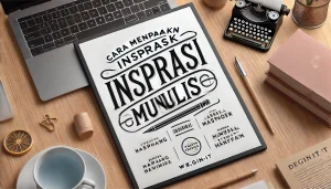 Cara Mendapatkan Inspirasi Menulis