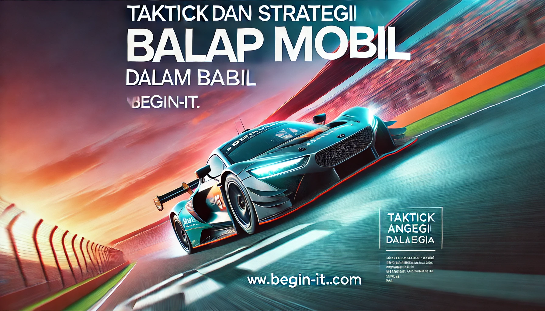 Taktik dan Strategi dalam Balap Mobil