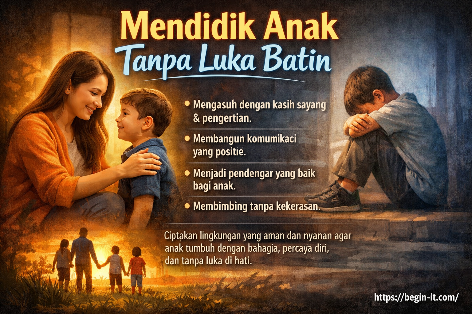 Mendidik Anak Tanpa Luka Batin